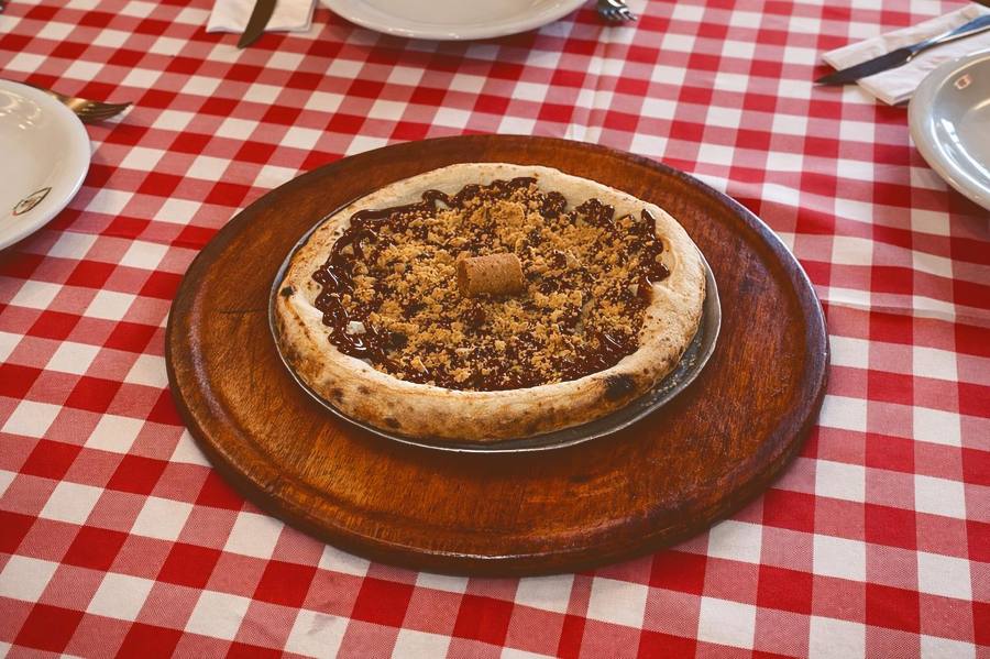 Pizza Cuore de Paçoca da Papparella