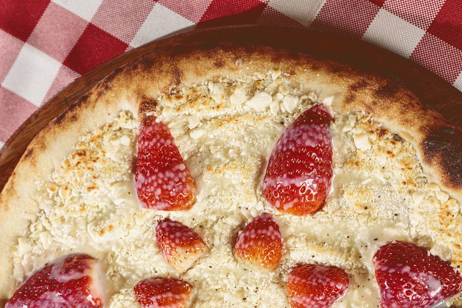 Pizza Chocolate Branco ou Preto da Papparella